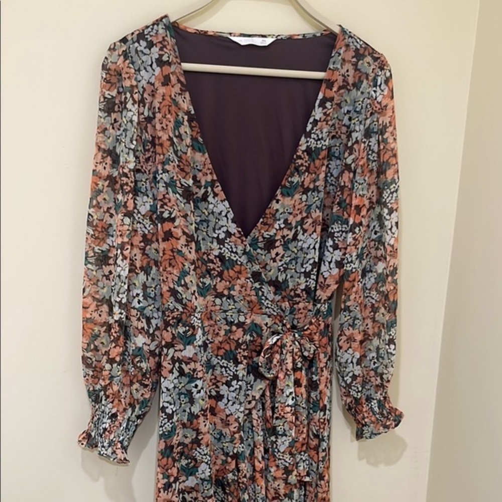 LC Lauren Conrad Floral Casual Dress Boho Dress | everyday dress M ( Fits M-L) - Picture 2 of 9